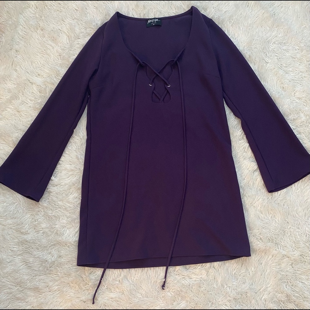 Deep Purple Vintage Looking Dress